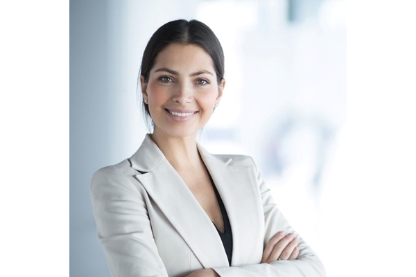 Woman Female Business smile teeth